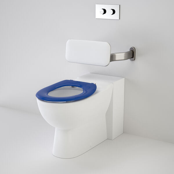 Caroma Leda Care Invisi Series II® Wall Faced Suite with Backrest and Single Flap Seat