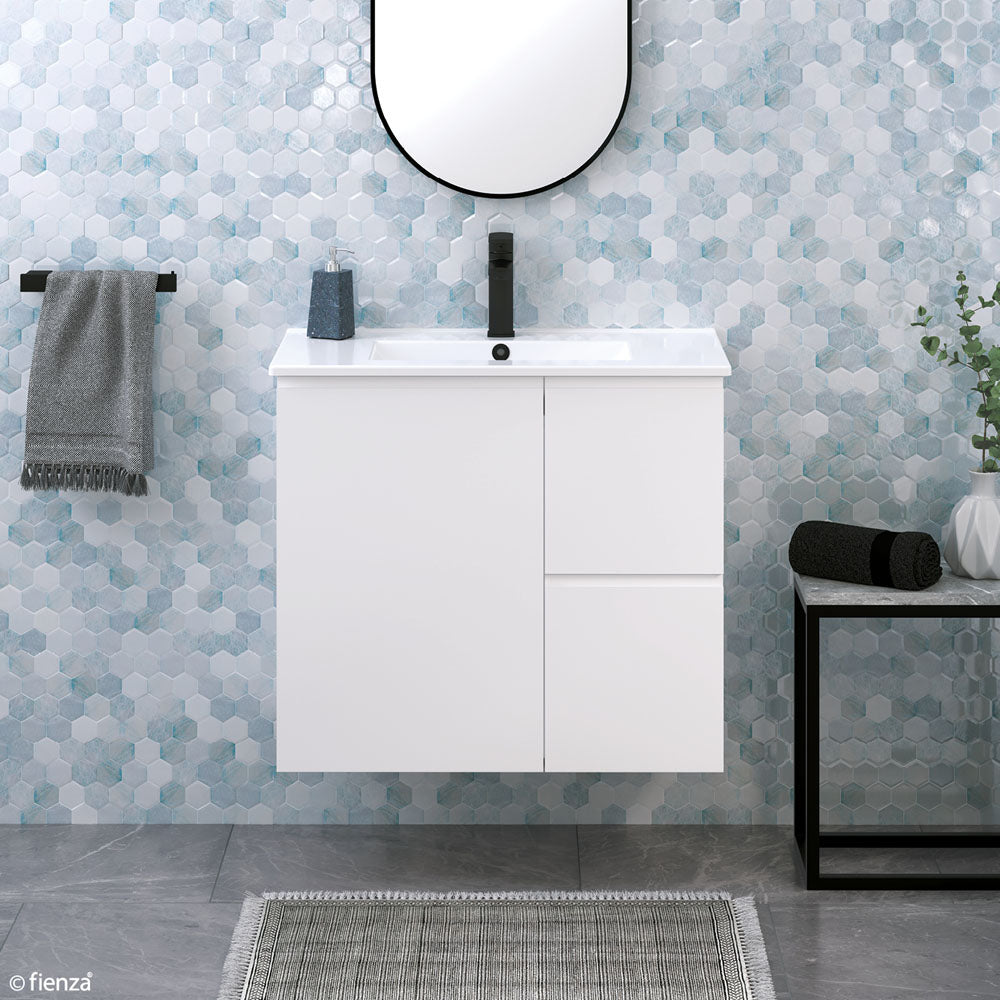 Siska Slim 750 Wall-Hung Vanity, Right Drawers