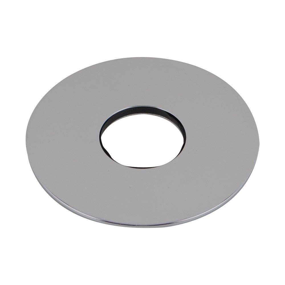 80mm Chrome Round Cover Plate For Wall Mixer / Diverter Bottom Part / Wall Spout