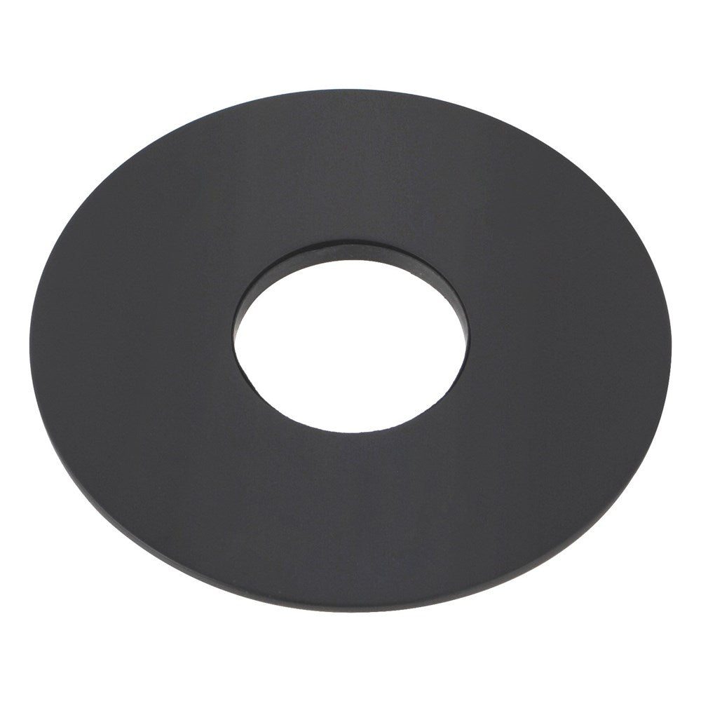 80mm Gun Metal Grey Round Cover Plate For Wall Mixer / Diverter Bottom Part / Wall Spout