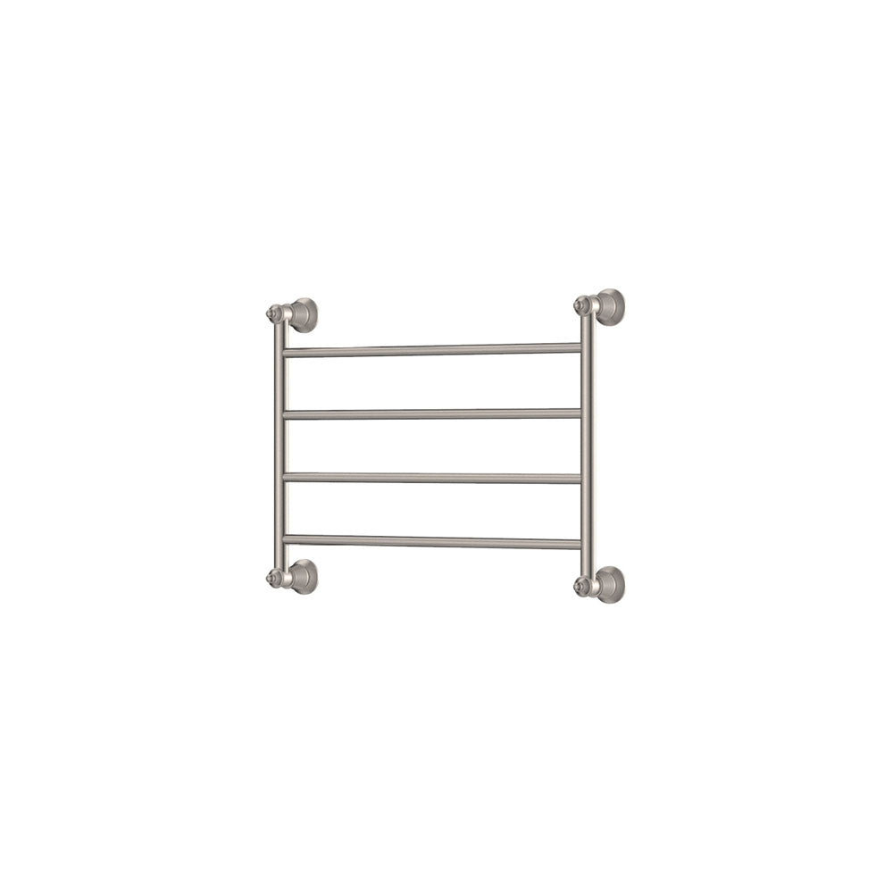 Fienza Lillian Heated Towel Rail, 600 x 450mm - Brushed Nickel