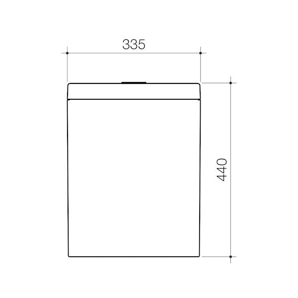 Caroma Care 800® Close Coupled 4S BE Cistern GermGard®