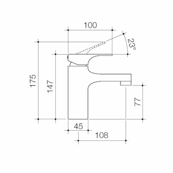 Dorf Viridian Basin Mixer