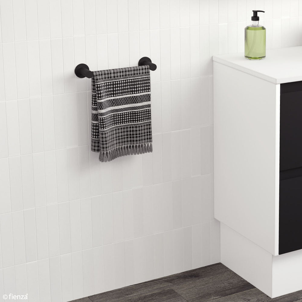 Hustle Hand Towel Holder, Matte Black