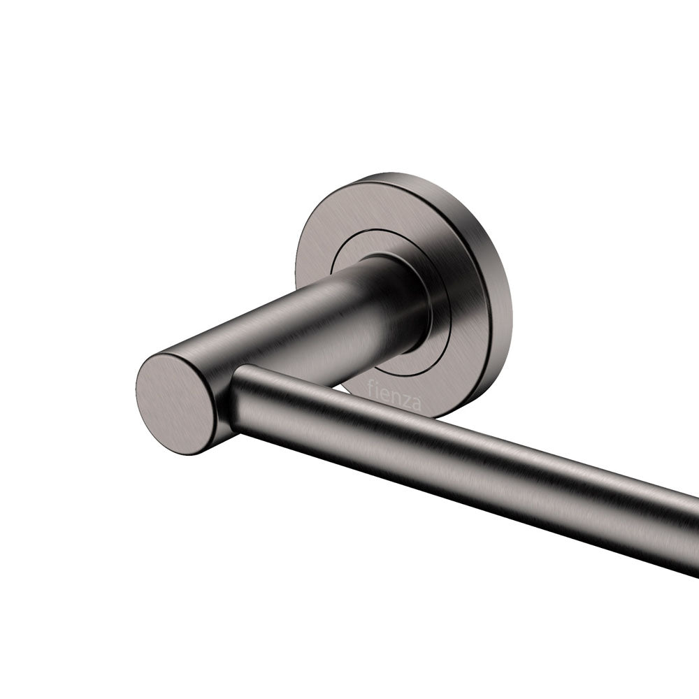 Fienza Kaya Single Towel Rail, 900mm - Gun Metal