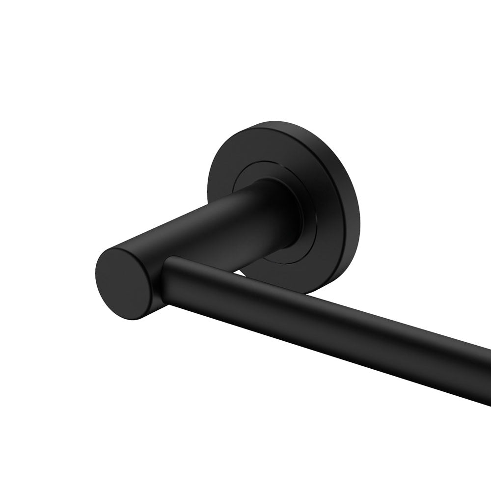 Fienza Kaya Single Towel Rail, 900mm - Matte Black