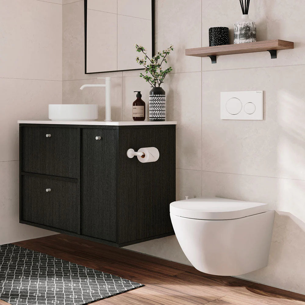 Fienza Kaya Bathroom 9 Piece Package – Matte White