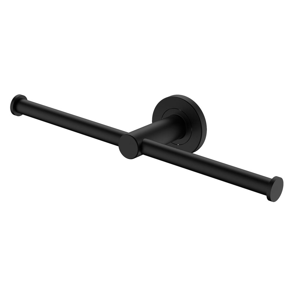 Kaya Double Toilet Roll Holder, Chrome