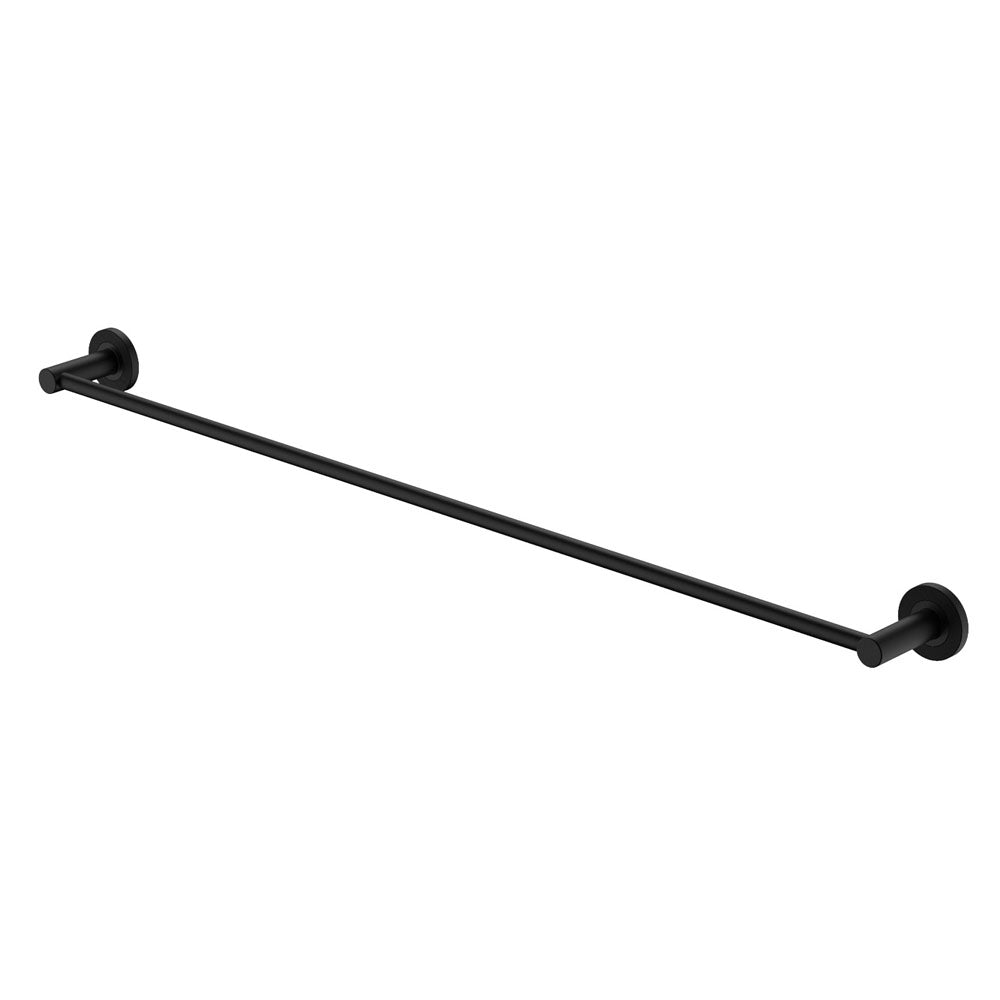 Fienza Axle 900mm Single Towel Rail - Matte Black