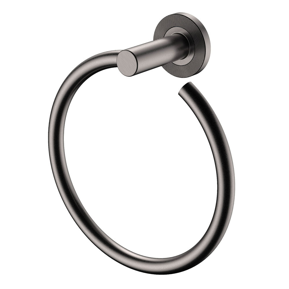 Fienza Axle Hand Towel Ring - Gun Metal