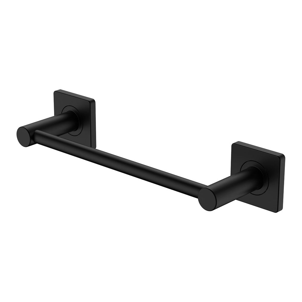 Fienza Sansa Single Towel Rail, 300mm - Matte Black