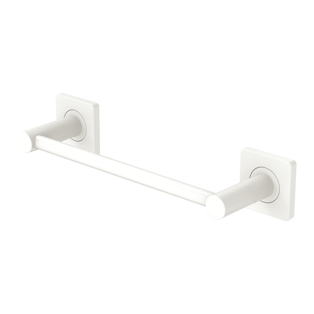 Fienza Sansa Single Towel Rail, 300mm - Matte White