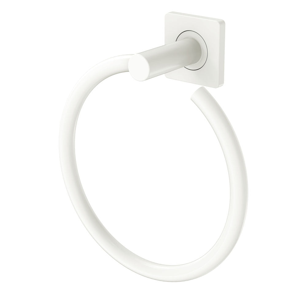 Fienza Sansa Hand Towel Ring - Matte White