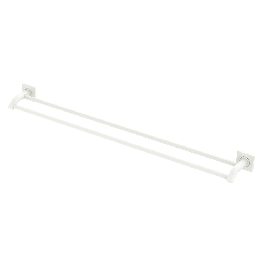 Fienza Sansa Double Towel Rail, 900mm - Matte White