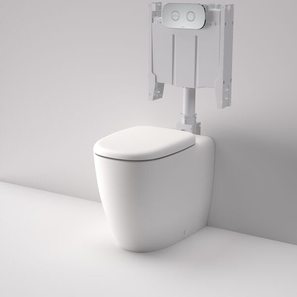 Caroma Contura® II Cleanflush® Invisi Series II® Wall Faced Suite - Clay