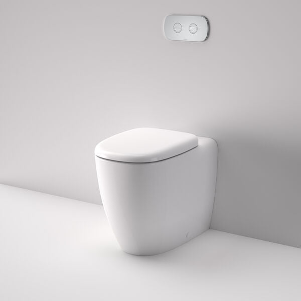 Caroma Contura® II Cleanflush® Invisi Series II® Wall Faced Suite - Clay