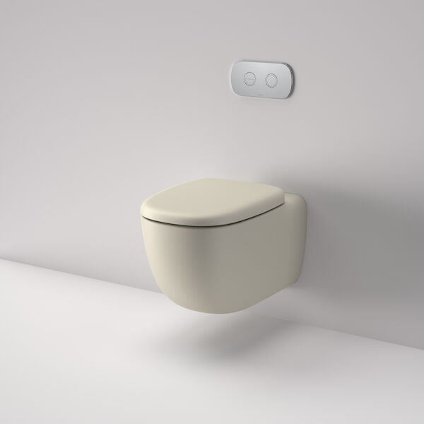 Caroma Contura® II Cleanflush® Wall Hung Invisi Series II® Suite GermGard® - Clay