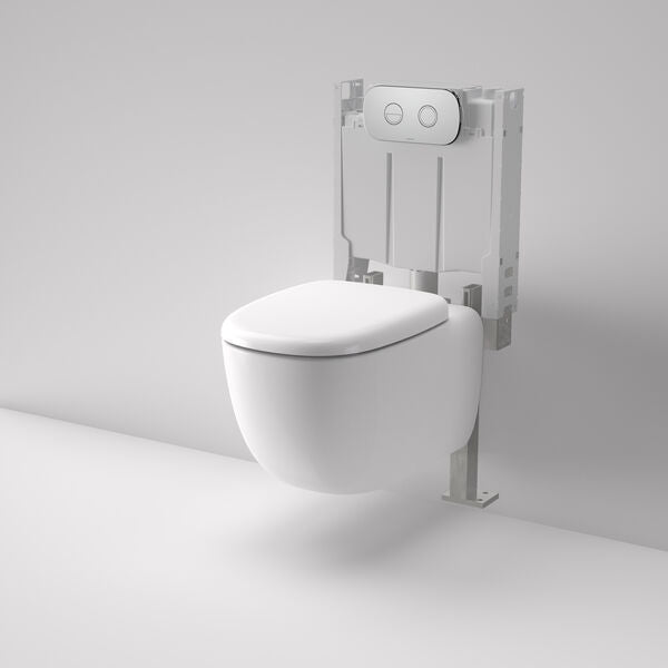 Caroma Contura® II Cleanflush® Wall Hung Invisi Series II® Suite GermGard® - Clay