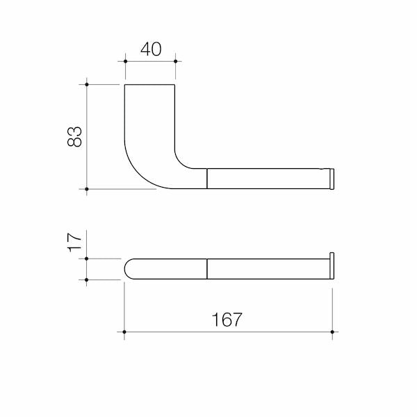 Caroma Contura® II Toilet Roll Holder