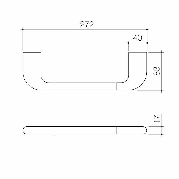 Caroma Contura® II Hand Towel Rail