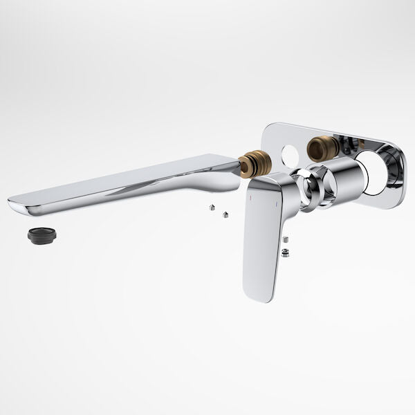 Caroma Contura II Wall Basin/Bath Mixer 220mm - Trim Kit
