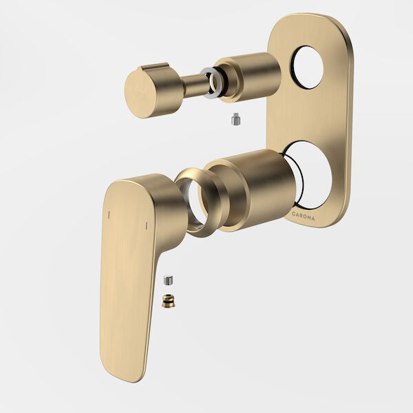 Caroma Contura II Bath/Shower Mixer with Diverter - Trim Kit