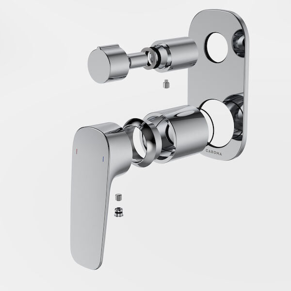 Caroma Contura II Bath/Shower Mixer with Diverter - Trim Kit