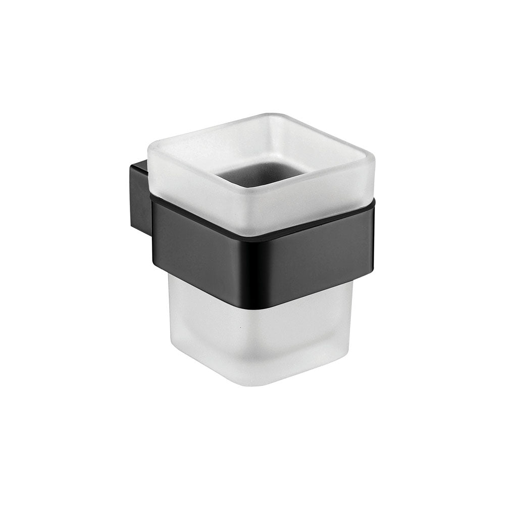 Koko Tumbler &amp; Holder, Matte Black