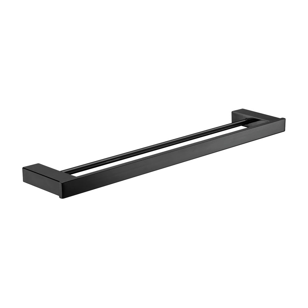 Fienza Koko Double Towel Rail, 610 mm - Matte Black
