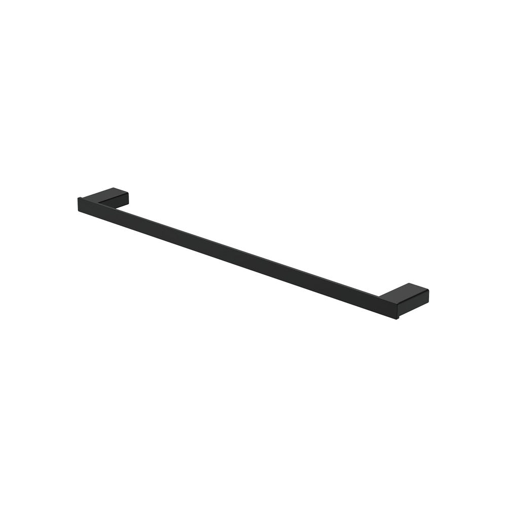 Fienza Tono Single Towel Rail, 610 mm - Matte Black