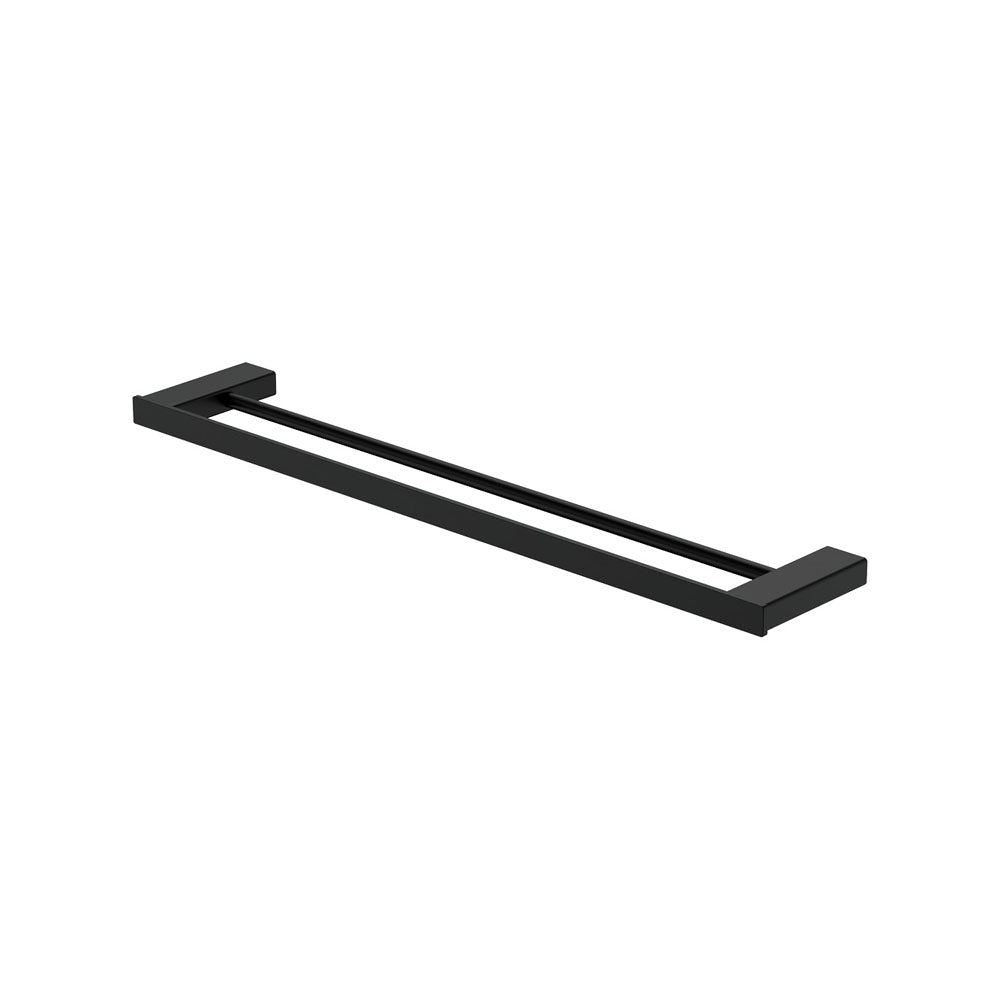 Fienza Tono Double Towel Rail, 610 mm - Matte Black