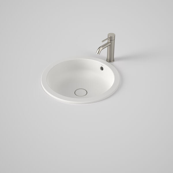 Caroma Liano II 440mm Round Under/Over Counter Basin (with Overflow)