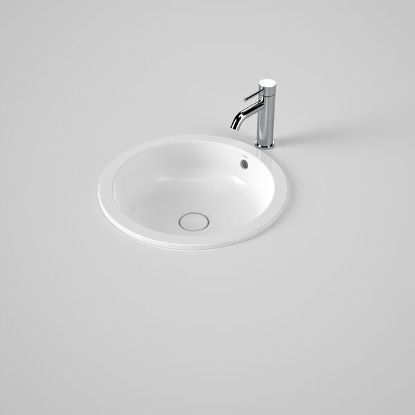 Caroma Liano II 440mm Round Under/Over Counter Basin (with Overflow)