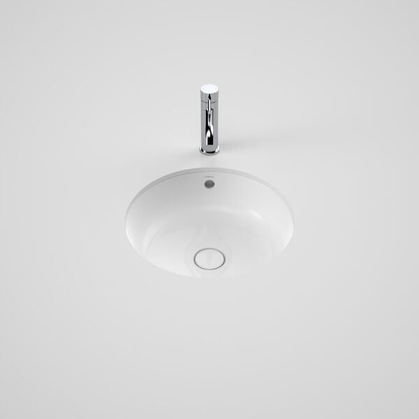 Caroma Liano II 440mm Round Under/Over Counter Basin (with Overflow)