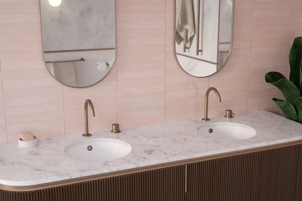 Caroma Liano II 440mm Round Under/Over Counter Basin (with Overflow)