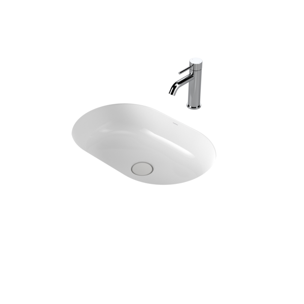 Caroma Liano II 580mm Pill Under/Over Counter Basin 