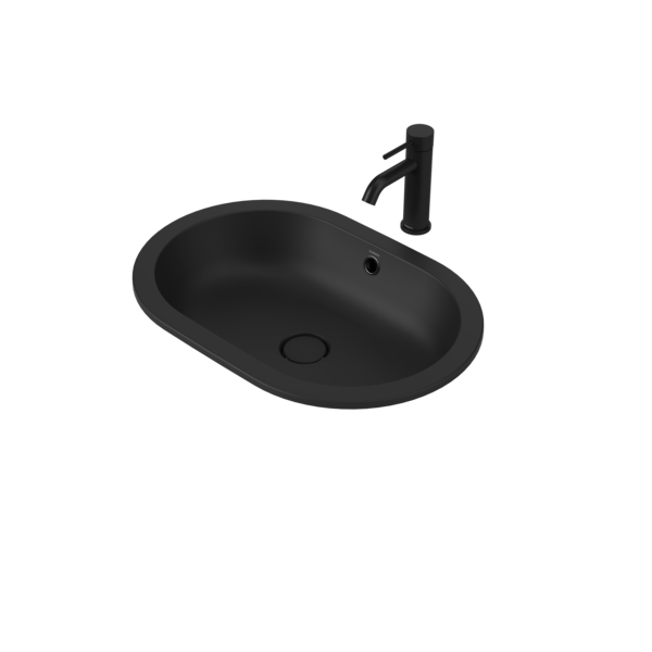 Caroma Liano II 580mm Pill Under/Over Counter Basin  (with Overflow)