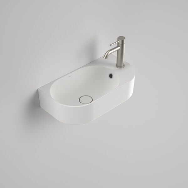 Caroma Liano II Hand Wall Basin (1 Tap Hole)  (with Overflow)