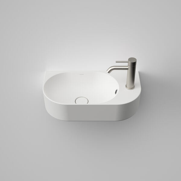 Caroma Liano II Hand Wall Basin (1 Tap Hole)  (with Overflow)