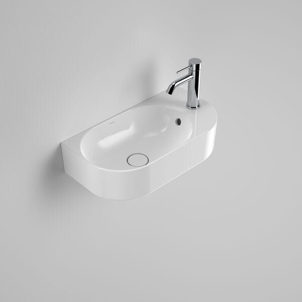 Caroma Liano II Hand Wall Basin (1 Tap Hole)  (with Overflow)