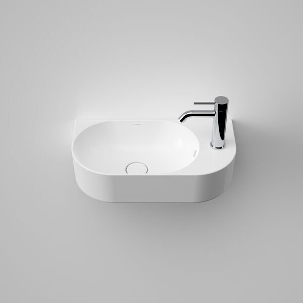 Caroma Liano II Hand Wall Basin (1 Tap Hole)  (with Overflow)