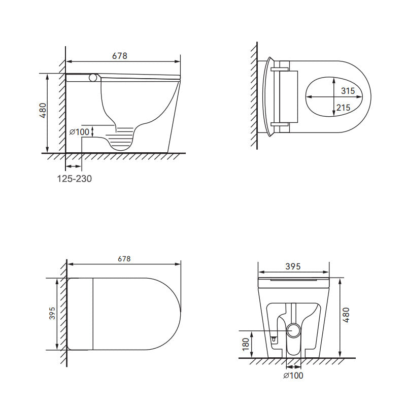 ZENMO IQ Compact Built-in Water Tank Smart Toilet
