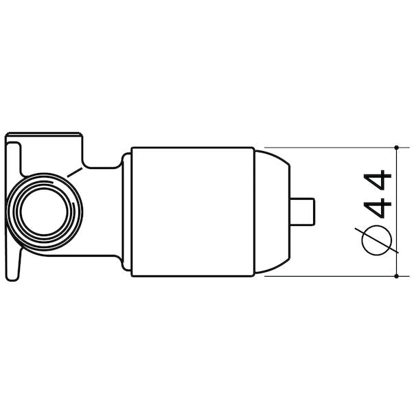 Dorf Kip Bath/ Shower Mixer In Wall Body Kit