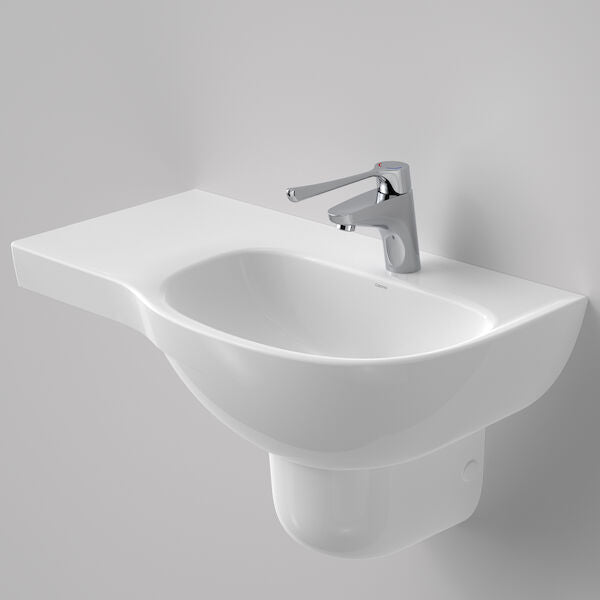 Caroma Care 700 Wall Basin with Right Hand Shelf (with GERMGARD®) - 0TH