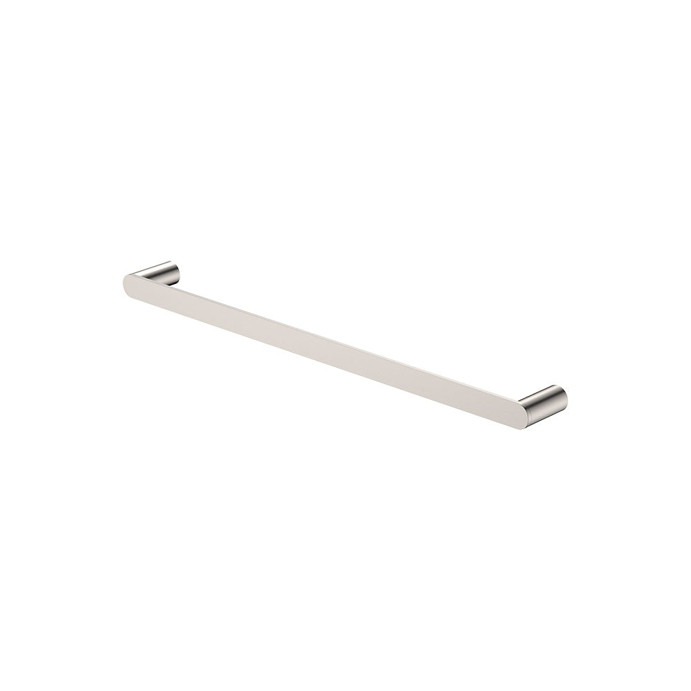 Fienza Empire Slim Single Towel Rail, 600mm - Brushed Nickel