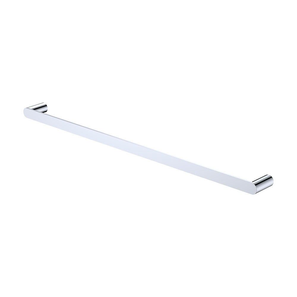 Fienza Empire Slim Single Towel Rail, 800mm - Chrome