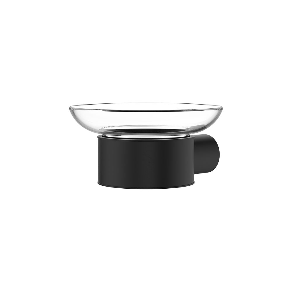 Fienza Empire Slim Glass Soap Dish - Matte Black