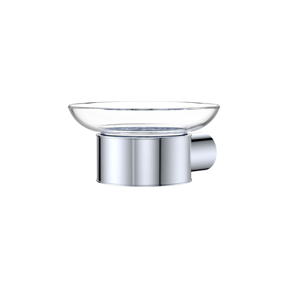 Fienza Empire Slim Glass Soap Dish - Chrome