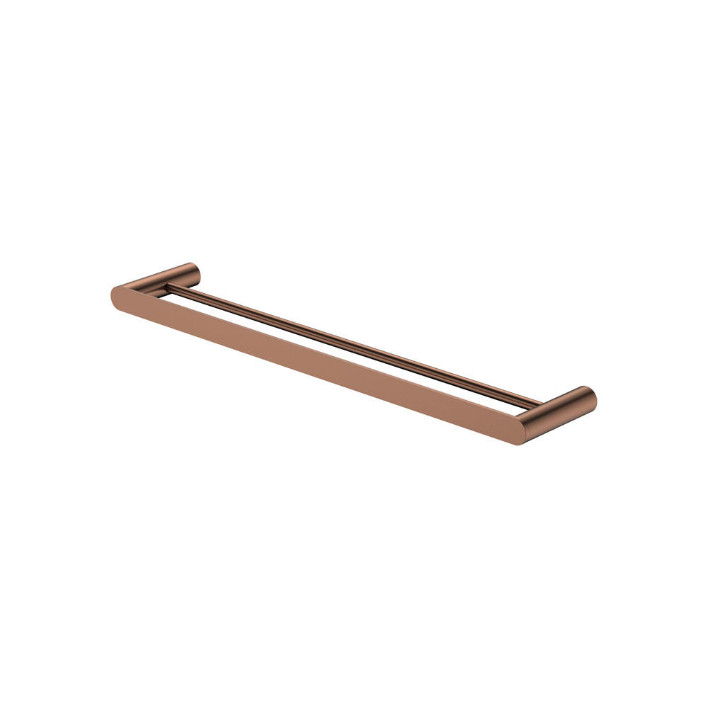 Fienza Empire Slim Double Towel Rail, 600mm - Urban Brass