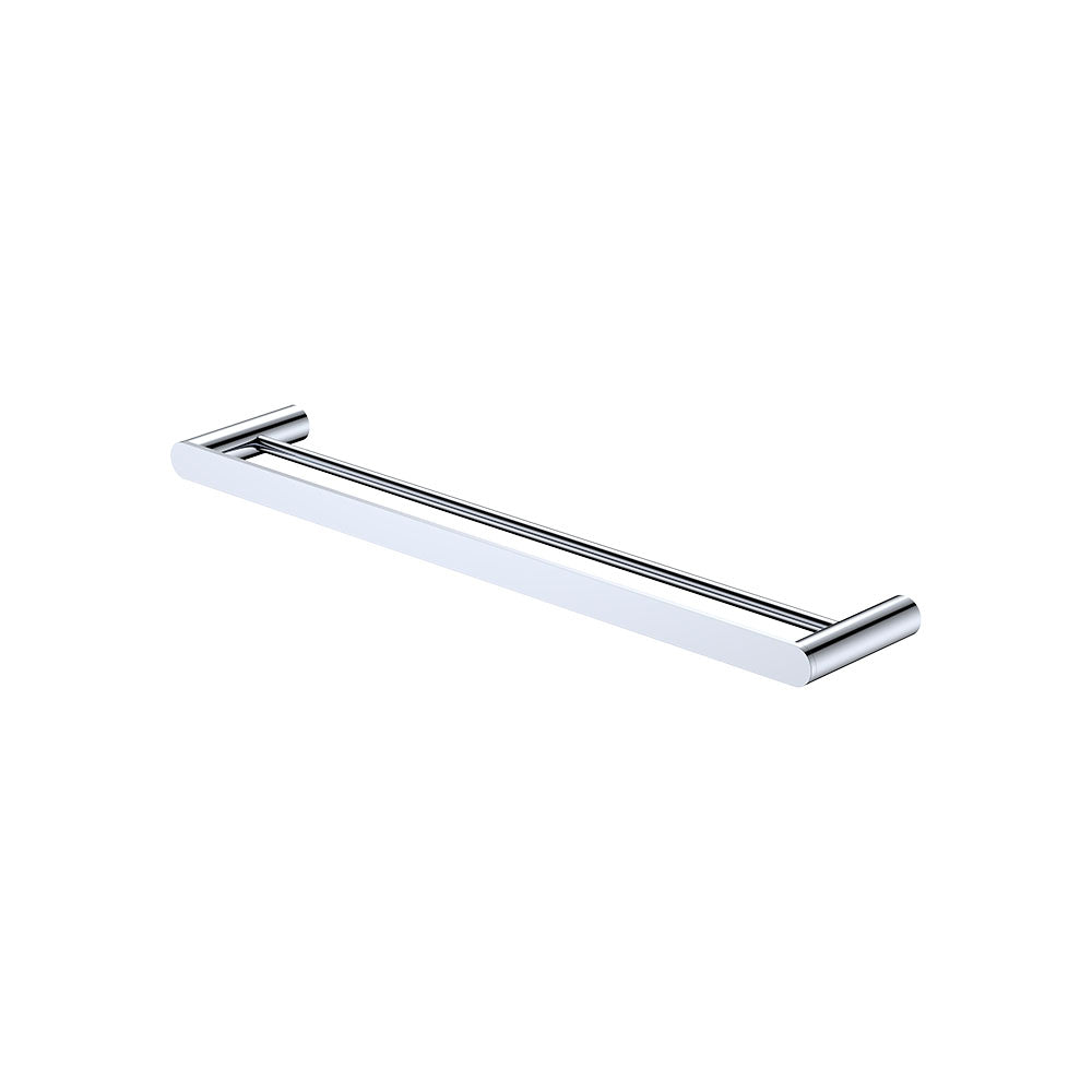 Fienza Empire Slim Double Towel Rail, 600mm - Chrome